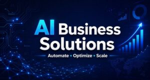 dashboard showing AI for Business in Nigeria results with daily sales report and low stock alerts